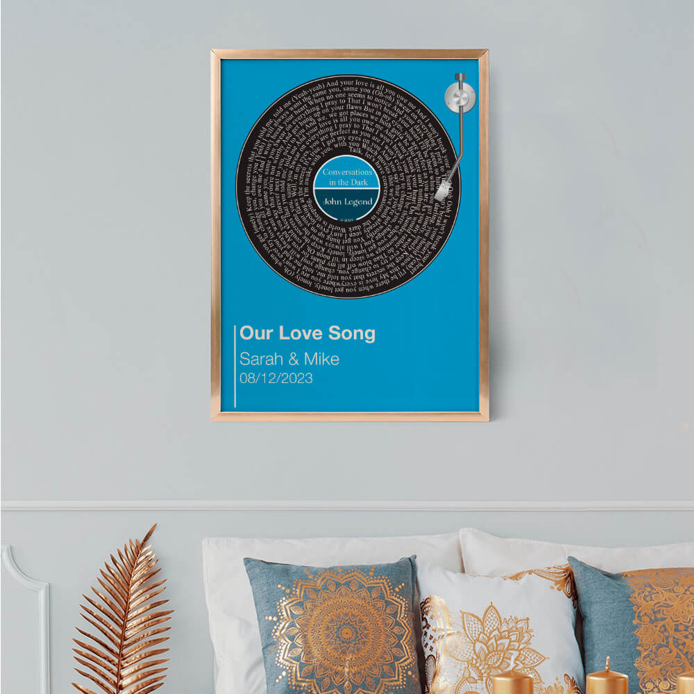 Turntable Song Lyrics in Room Blue 7